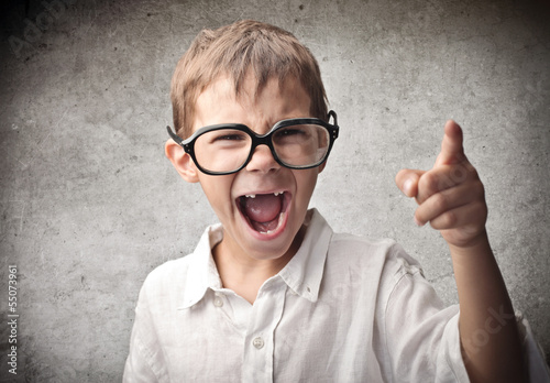 Photo: angry child angry child