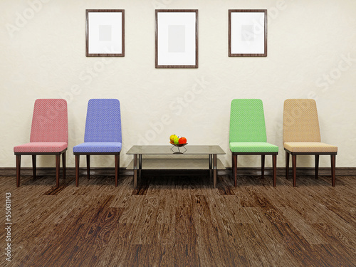 Photo: Color chairs Color chairs