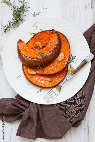 Photo: roasted pumpkin roasted pumpkin