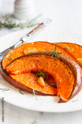 Photo: roasted pumpkin roasted pumpkin
