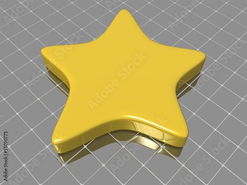 Illustration: Star on fleeing tiles 1.01 Star on fleeing tiles 1.01