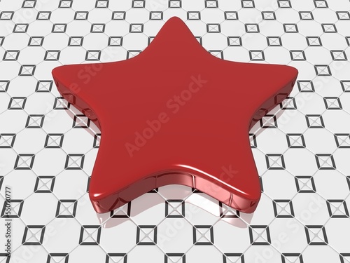 Illustration: Star on fleeing tiles 1.02 Star on fleeing tiles 1.02
