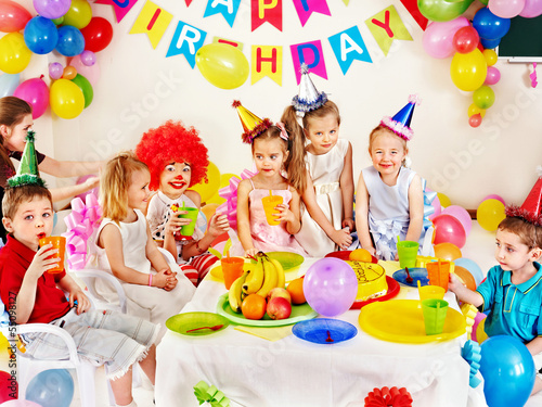 Photo: Child birthday party . Child birthday party .