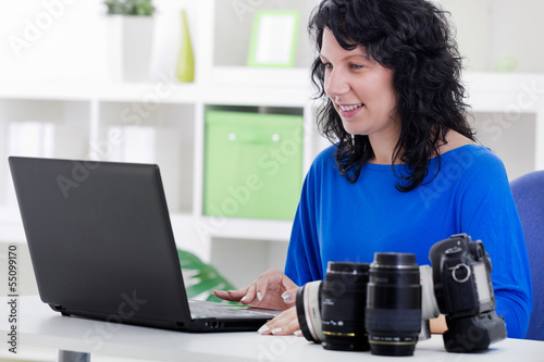 Photo: professional photographer working from home professional photographer working from home