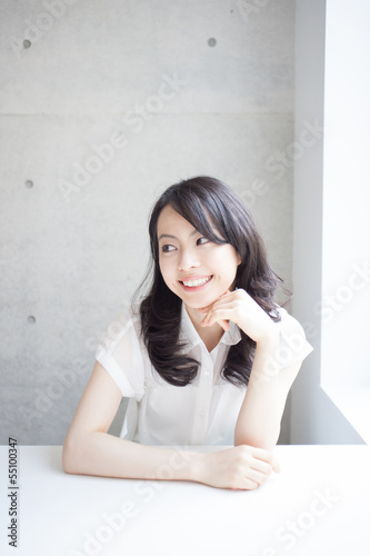 Photo: 笑顔の女性 笑顔の女性