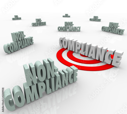 Illustration: Compliance Vs Non Compliant Words Targeting Goal Compliance Vs Non Compliant Words Targeting Goal