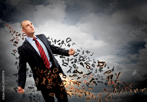 Photo: Businessman in anger Businessman in anger