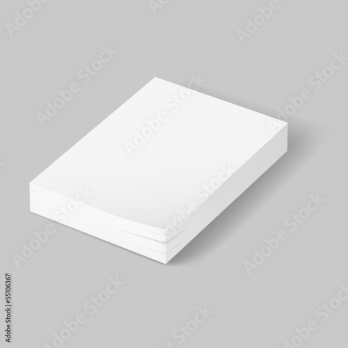Photo: Stack of blank paper Stack of blank paper