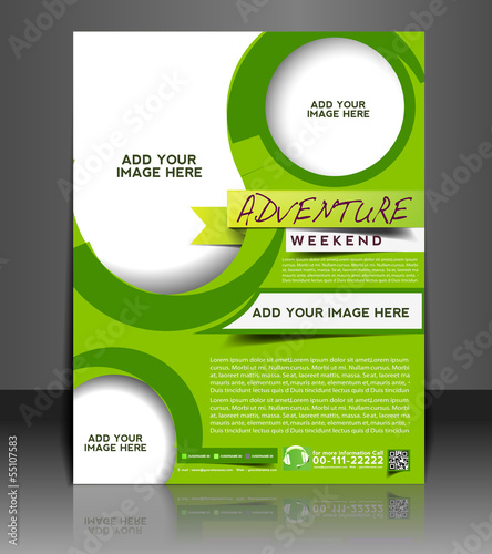 Vector: Vector adventurer brochure, flyer, magazine cover Vector adventurer brochure, flyer, magazine cover