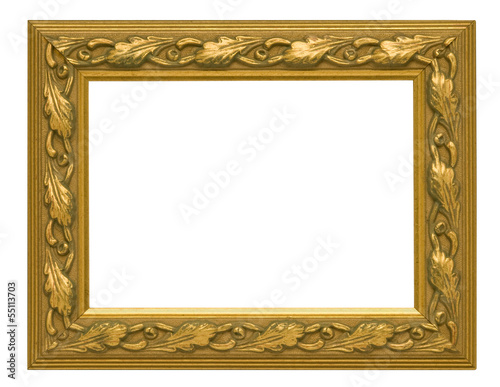 Photo: Antique Gold Picture Frame Antique Gold Picture Frame