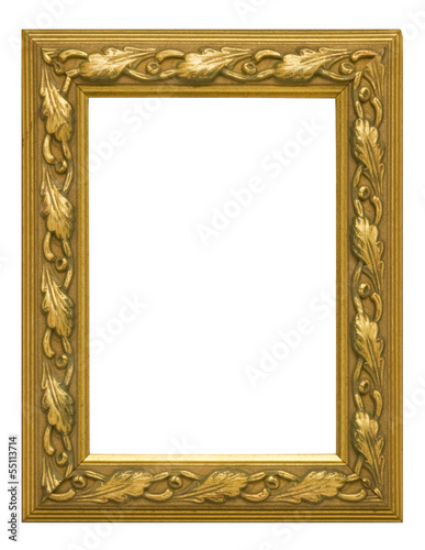 Photo: Antique Gold Vertical Picture Frame Antique Gold Vertical Picture Frame