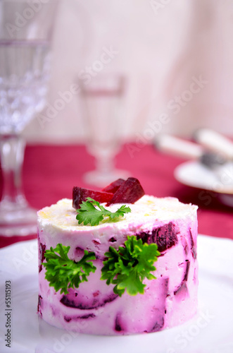 Photo: Appetizer of beet Appetizer of beet