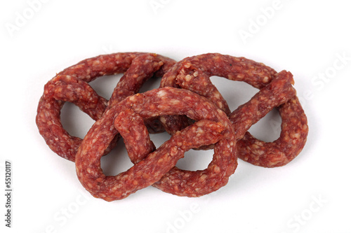 Photo: Brezeln aus Wurst Brezeln aus Wurst