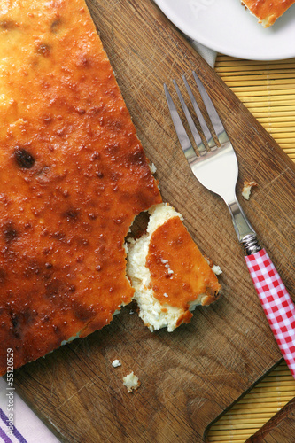 Photo: Curd pudding with raisins Curd pudding with raisins