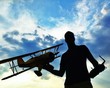 man with rc plane man with rc plane
