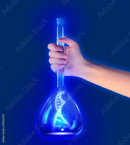 Photo: DNA in test tube DNA in test tube