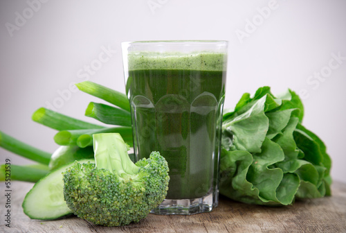 Photo: Healthy green juice Healthy green juice