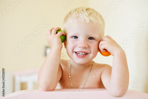 Photo: playful toddler playful toddler