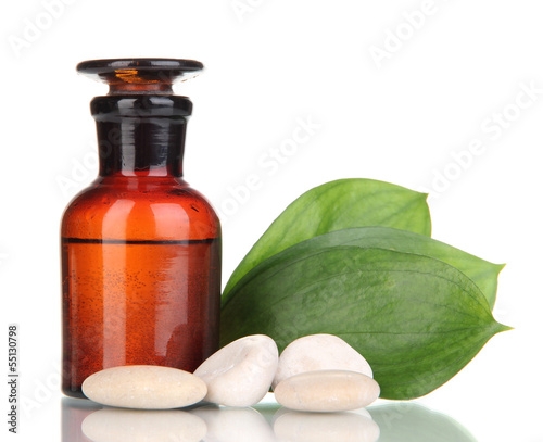 Photo: Medicine bottles isolated on white Medicine bottles isolated on white