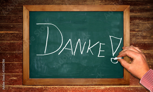 Photo: Kreidetafel - Danke Kreidetafel - Danke