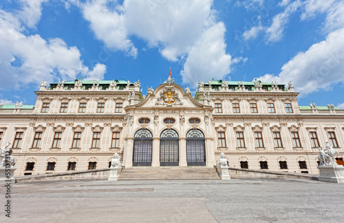 Photo: Palace facade the bottom Belvedere in Vienna, Austria Palace facade the bottom Belvedere in Vienna, Austria