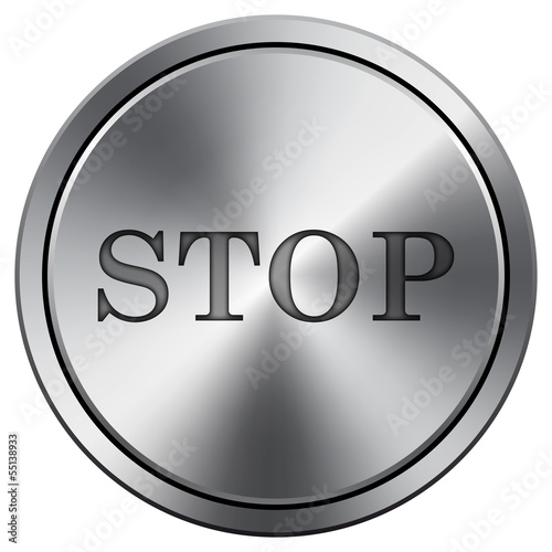 Illustration: Shiny metallic icon Shiny metallic icon