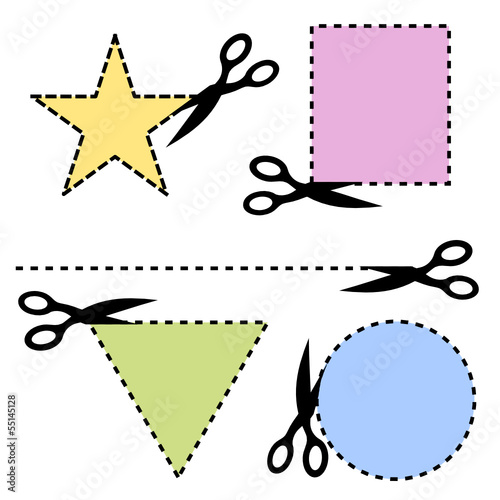 Vector: schere X schere X