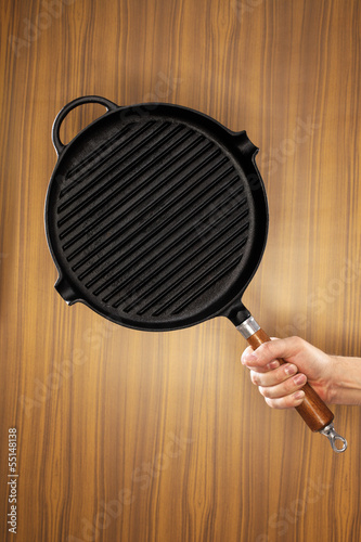Photo: Cast iron grill pan Cast iron grill pan