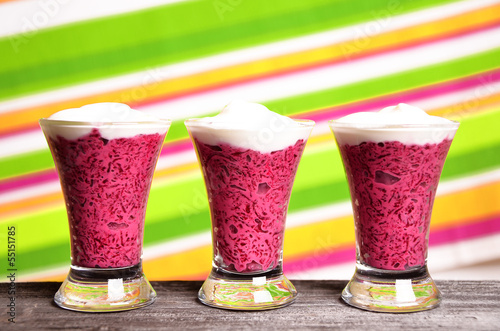 Photo: Appetizer of beet Appetizer of beet