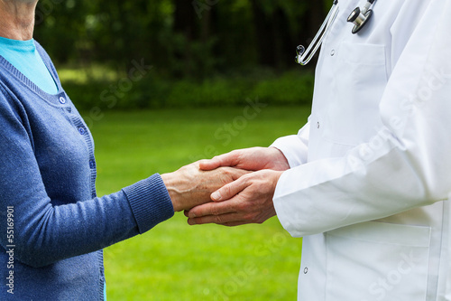 Photo: Doctor with a patient Doctor with a patient