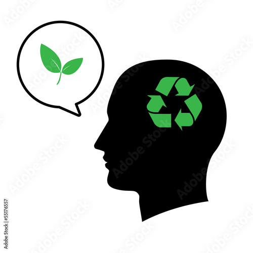 Vector: Silhouette of a man head isolated Silhouette of a man head isolated