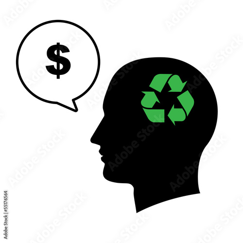 Vector: Silhouette of a man head isolated Silhouette of a man head isolated