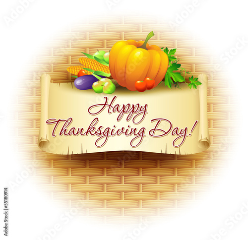 Vector: Thanksgiving Background. Vector Illustration Thanksgiving Background. Vector Illustration