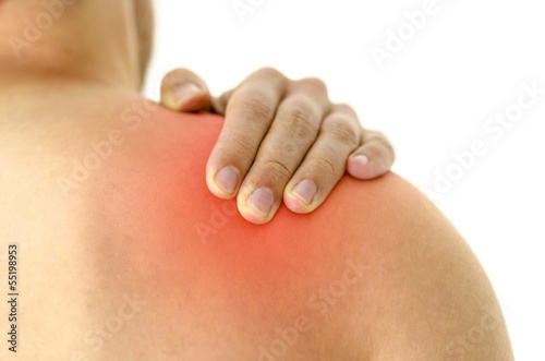 Photo: Injured shoulder Injured shoulder