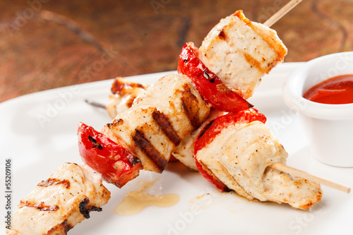 Photo: chicken kebab chicken kebab