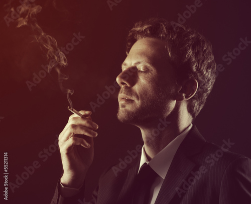 Photo: Smoking cigarette Smoking cigarette