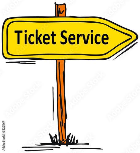 Illustration: Ticket-Service Ticket-Service