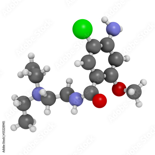 Illustration: Metoclopramide nausea and vomiting treatment drug Metoclopramide nausea and vomiting treatment drug