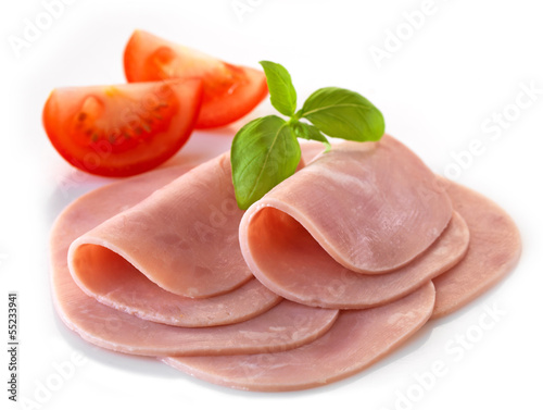 Photo: pork ham slices pork ham slices
