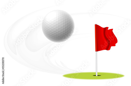 Vector: Golf ball Golf ball