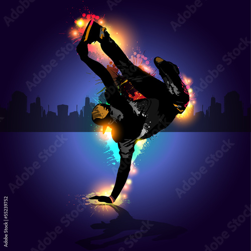 Vector: hiphop dance hiphop dance