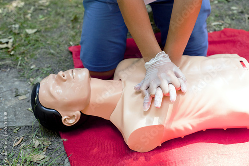 Photo: cardiopulmonary resuscitation - CPR cardiopulmonary resuscitation - CPR