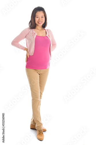 Photo: Asian pregnant woman portrait Asian pregnant woman portrait