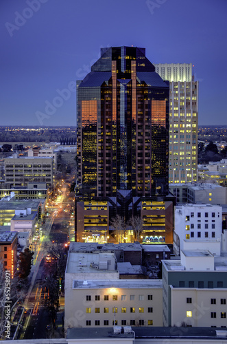 Photo: sacraamento city at night sacraamento city at night
