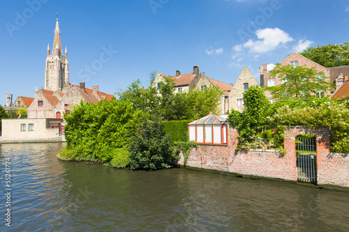 Photo: Channel in Bruges Channel in Bruges