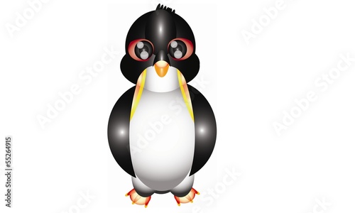 Vector: Cute Emperor Penguin Cartoon Cute Emperor Penguin Cartoon
