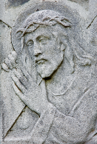 Photo: Bratislava - Relief of Jesus Christ on the tomb Bratislava - Relief of Jesus Christ on the tomb