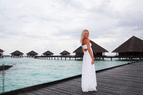 Photo: woman in a dress woman in a dress