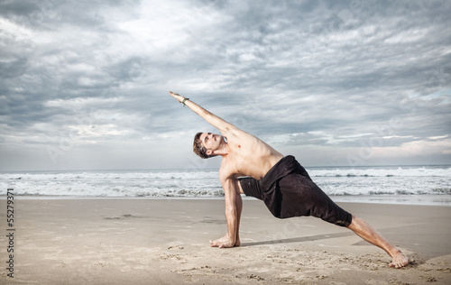 Photo: Yoga on the beach Yoga on the beach