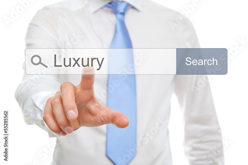 Photo: Luxury in search bar Luxury in search bar
